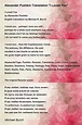 Alexander Pushkin Translation "I Loved You" - Alexander Pushkin ...