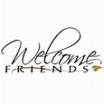 Welcome Friends Vinyl Wall Art Decal Entryway Design - Etsy