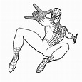 Dibujos de Spiderman para colorear - Freude Kinder
