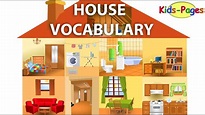 House vocabulary, Parts of the House, Rooms in the House, House Objects ...