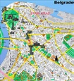 Belgrade Sightseeing Map - Ontheworldmap.com