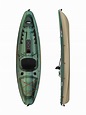 Pelican Kayak Motion 100X Angler Fade Black Green/Light Khaki - Walmart ...