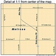 Melrose New Mexico Street Map 3547570