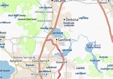MICHELIN-Landkarte Sanford - Stadtplan Sanford - ViaMichelin
