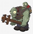 Zombies Wiki - Big Zombie Plants Vs Zombies, HD Png Download - kindpng