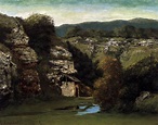Rocky Landscape near Ornans by COURBET, Gustave
