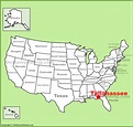 Map Of Florida Showing Tallahassee - Map Of Western Hemisphere