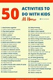 50 Things To Do with Kids at Home | Fun Indoor Activities for Kids ...