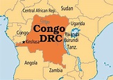 Rdc mappa - Mappa della repubblica democratica del congo (Centro Africa ...