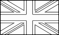Bandeira do Reino Unido para colorir imprimir e pintar - Desenhos para ...