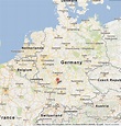 Heidelberg on Map of Germany