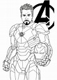 Dibujos de Iron Man para colorear, descargar e imprimir | Colorear imágenes
