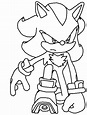 Sonic Shadow Para Colorir Sonic Shadow Silver Para Co - vrogue.co