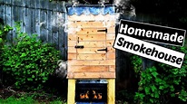 How To Make A Smoker - DIY Smokehouse - YouTube