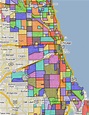 Chicago Neighborhoods Google Map