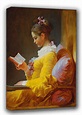 Canvas Art Print of Jean-honore Fragonard: the Reader. Large - Etsy