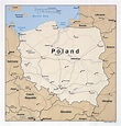 Large detailed political map of Poland with roads, railroads and major cities - 1995 | Poland ...