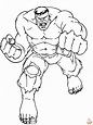 Mejor dibujos Hulk para colorear - GBcolorear