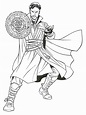 Free Dr. Strange coloring pages. Download and print Dr. Strange ...