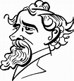 Charles Dickens Realistic Drawing | Drawing Skill