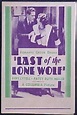 Película: The Last of the Lone Wolf (1930) | abandomoviez.net