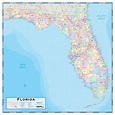 Florida County Wall Map | Maps.com.com