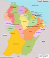 French Guiana Map | Detailed Maps of French Guiana (Guyane)