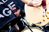 Lucero Drummer Roy Berry Wearing His Party Hat | Drummer Roy… | Flickr