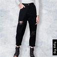 Mom Jeans Negro - Moda Soy Feliz