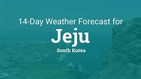 Jeju, South Korea 14 day weather forecast