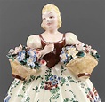 Italian Ceramic Hand Painted Figurine from designcorner on Ruby Lane