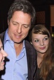 Hugh Grant visits his newborn daughter during a 24-hour break from ...