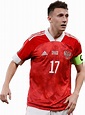 Aleksandr Golovin Russia football render - FootyRenders