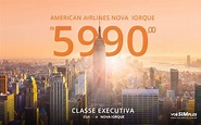 Promoção passagem aérea classe executiva American Airlines destino ...