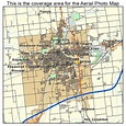 Aerial Photography Map of Anderson, IN Indiana