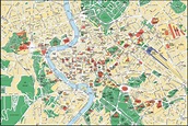 Mapa de Roma la capital de Italia, Plano interactivo – Viajar Roma