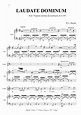 Free sheet music - laudate dominum mozart CHOIR - VOCAL - Download PDF ...