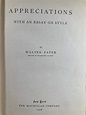 1908 appreciations with an Essay on Style Walter - Etsy