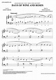 Oscar Peterson-Days Of Wine And Roses Sheet Music pdf, - Free Score ...