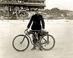 Indian's Oscar Hedstrom, Ormond Beach, FL., March 1903 — Archive Moto