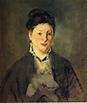 Portrait of Suzanne Manet, 1870 - Edouard Manet - WikiArt.org