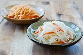 Musaengchae (Sweet and Sour Radish Salad) - Korean Bapsang