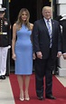 La Reina elige un vestido que ya llevó Melania Trump