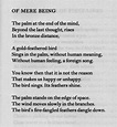 8. Of Mere Being, by Wallace Stevens - trueself
