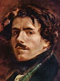 Großbild: Eugène Ferdinand Victor Delacroix: Selbstporträt, Detail