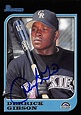 Derrick Gibson autographed baseball card (Colorado Rockies, FT) 1997 ...