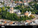 Schwanenburg Kleve, castle stronghold, Kleve, Niederrhein, North Rhine ...