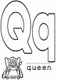 Coloring Pages Letter Q - Coloring Home