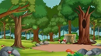 Dibujos Bosques Animados Escena Del Bosque De Dibujos Animados Images ...