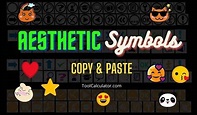 Symbols Aesthetic Copy Paste Amino - IMAGESEE